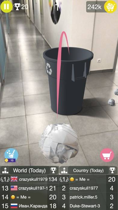 Paper Bin AR Schermata dell'app #2