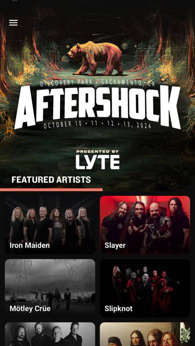 Aftershock Festival App screenshot #1