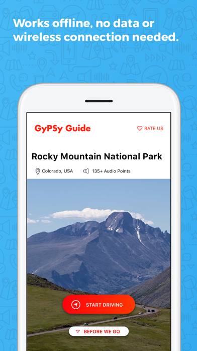 Rocky Mountain NP GyPSy Guide App screenshot