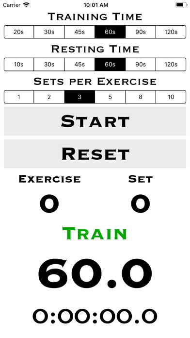 HIITCounter Capture d'écran de l'application