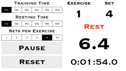 HIITCounter Capture d'écran de l'application