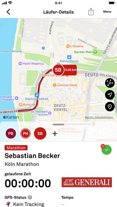 Generali Cologne Marathon App-Screenshot #2