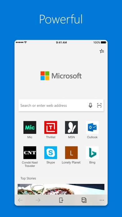 Microsoft Edge: AI Browser Скриншот приложения #1