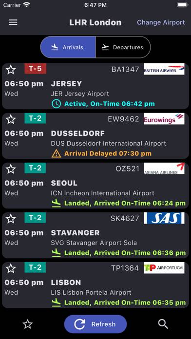 Flight Info Pro: FlightBoard App-Screenshot #1