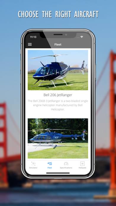 Helicopter Charter App screenshot #2