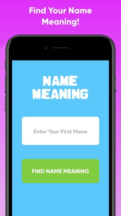 My Name Meaning. App skärmdump #1