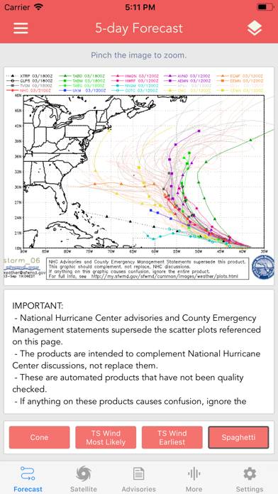National Hurricane Center Data Capture d'écran de l'application #4