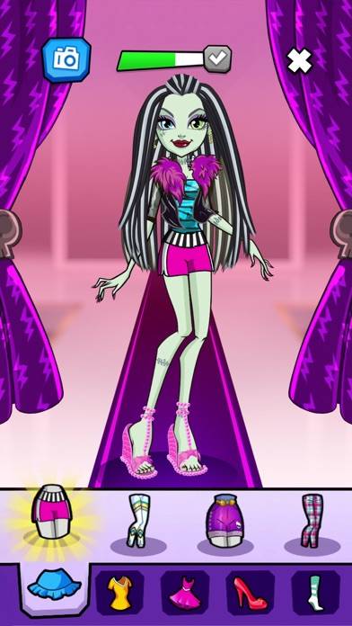 Monster High™ Beauty Salon skärmdump av spelet