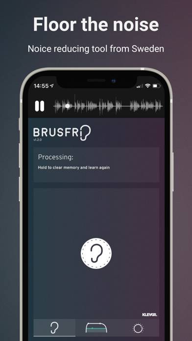 Brusfri App-Screenshot #1