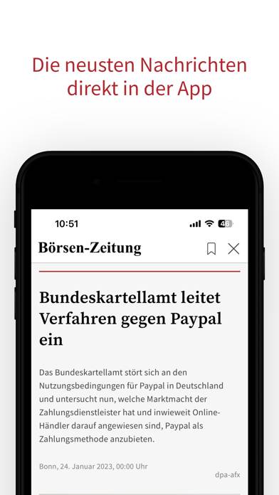 Börsen-Zeitung App screenshot #3