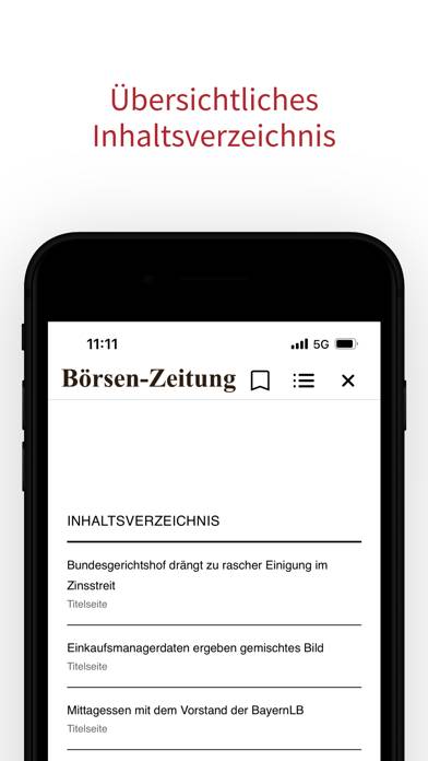 Börsen-Zeitung App screenshot #6