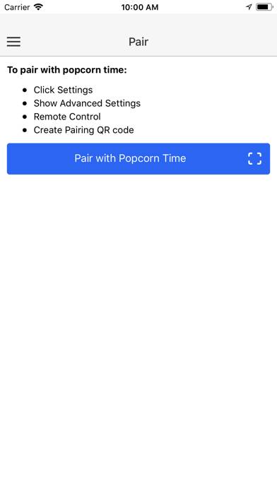 Popcorn Remote App screenshot #1