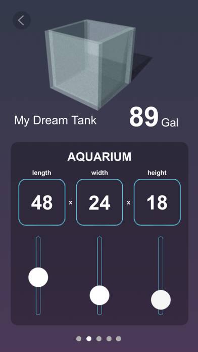 Aquarium Plan AR App screenshot