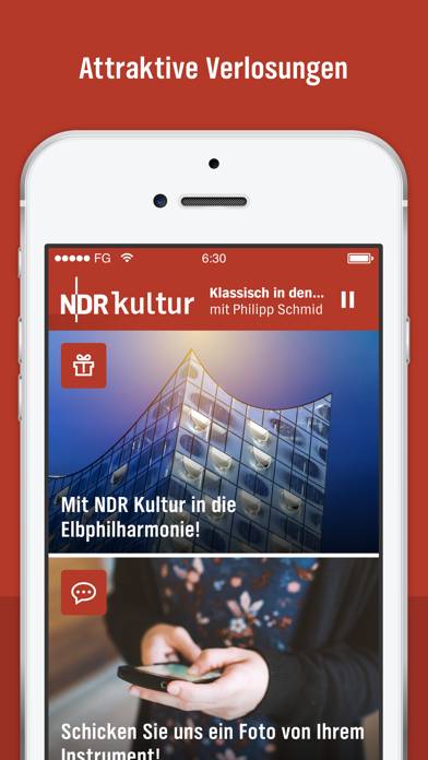 NDR Kultur Radio App-Screenshot