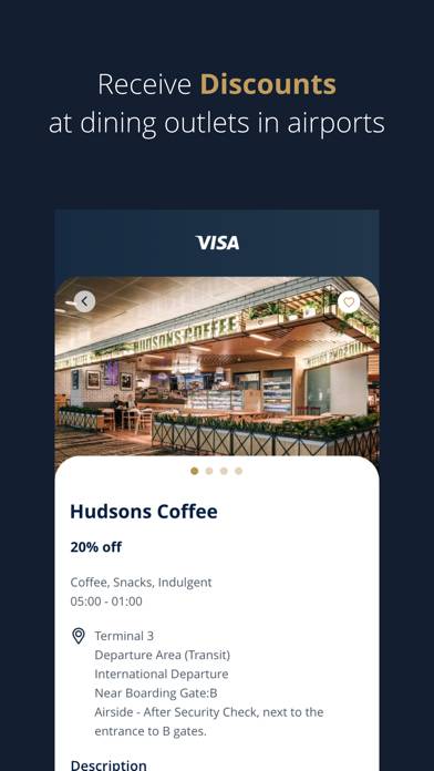 Visa Airport Companion Captura de pantalla de la aplicación #3
