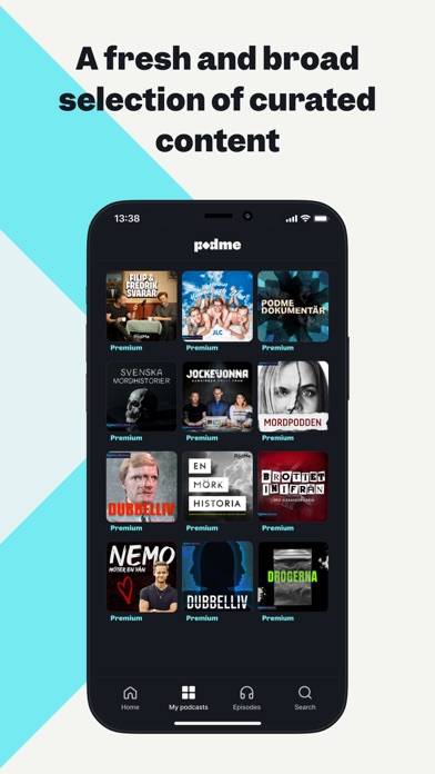 Podme: Premium Podcast Player App skärmdump