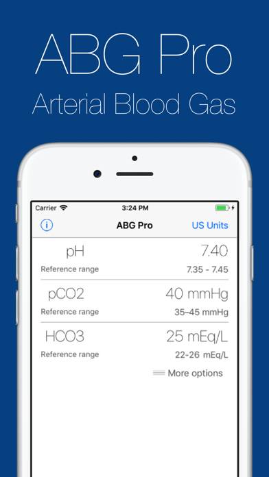 ABG Pro Acid Base Calculator Schermata dell'app #1