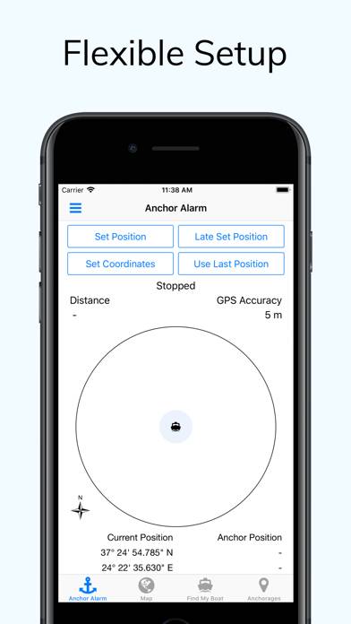 Anchor Alarm with Late Set App screenshot #4