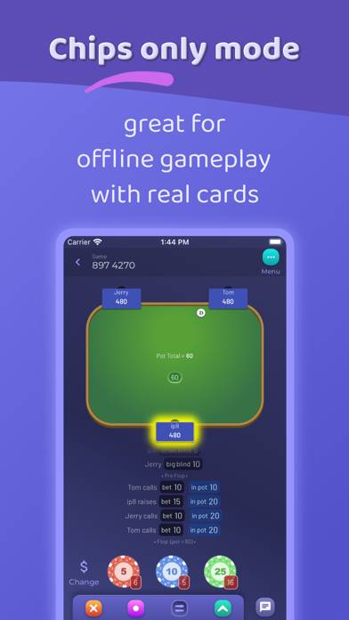 Chips of Fury: Private Poker App skärmdump #4