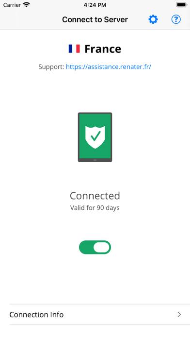 EduVPN client App-Screenshot