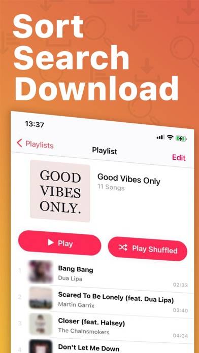 Melodista Music Offline Player Captura de pantalla de la aplicación #2
