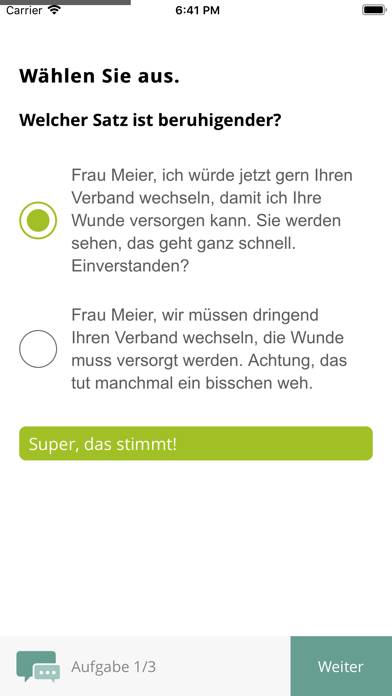Ein Tag Deutsch in der Pflege App screenshot #3