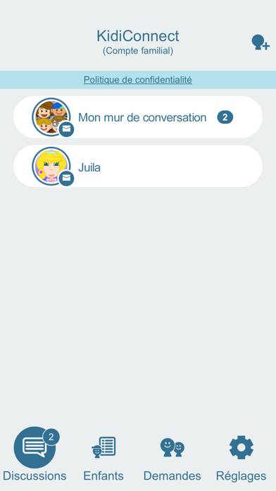 KidiConnect (pour les parents) Capture d'écran de l'application #4