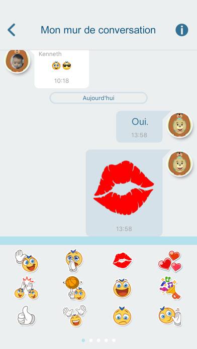 KidiConnect (pour les parents) Capture d'écran de l'application