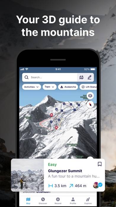 FATMAP: Ski, Hike & Trail Maps Uygulama ekran görüntüsü #1