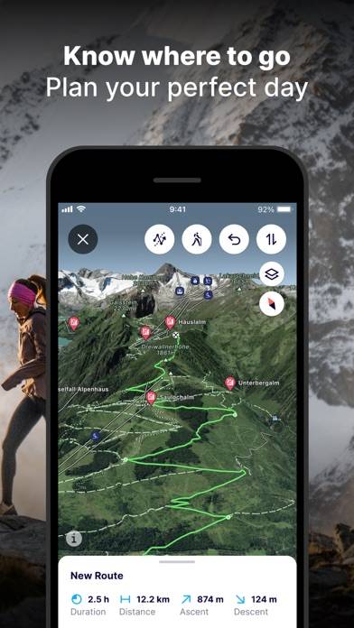 FATMAP: Ski, Hike & Trail Maps App screenshot #2