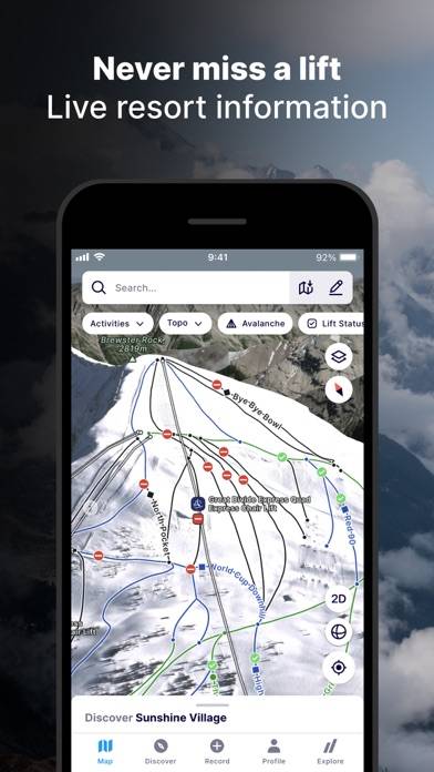 FATMAP: Ski, Hike & Trail Maps App skärmdump #3