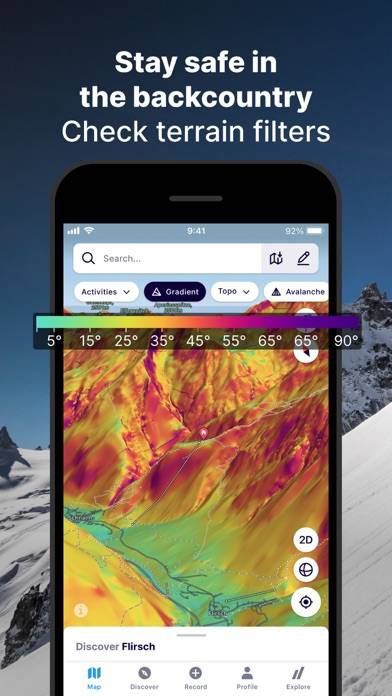 FATMAP: Ski, Hike & Trail Maps Uygulama ekran görüntüsü #5