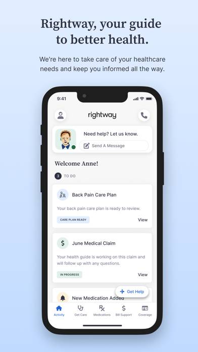 Rightway Healthcare App screenshot