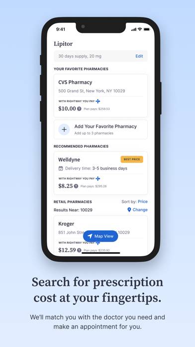 Rightway Healthcare App screenshot