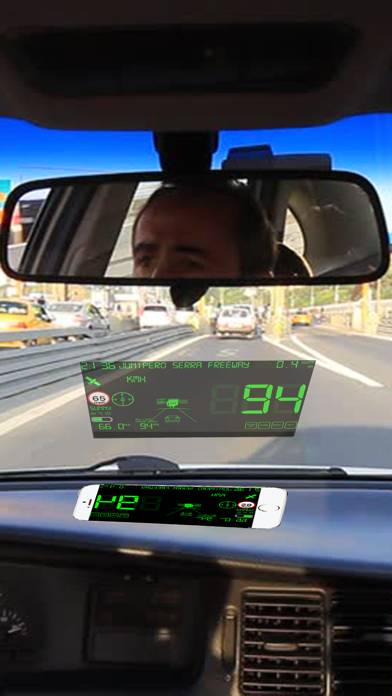 Speedmeter mph digital display App screenshot #3