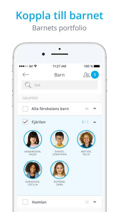 InfoMentor Personal App skärmdump