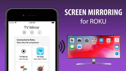 Screen Mirroring plus for Roku Captura de pantalla de la aplicación #1