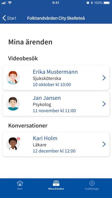 Mottagning Region Västerbotten App screenshot #4