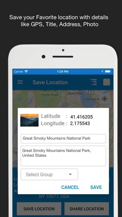 Save Location GPS Uygulama ekran görüntüsü #2