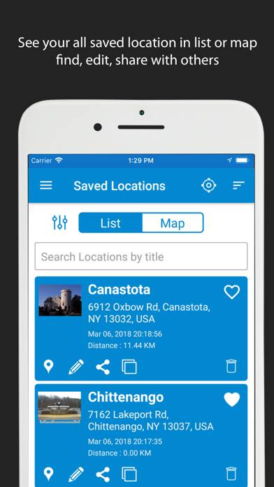 Save Location GPS Uygulama ekran görüntüsü #3