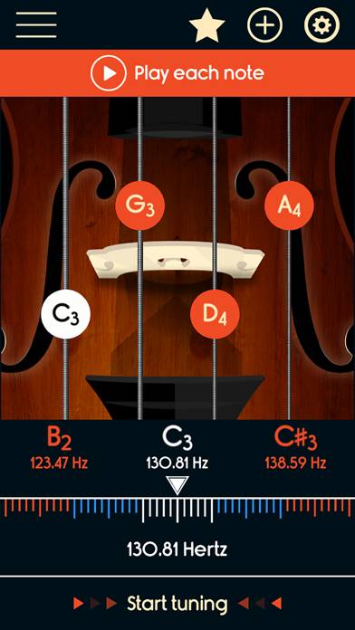 Viola Tuner Master App-Screenshot #1