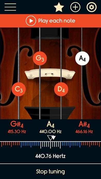 Viola Tuner Master App-Screenshot #3