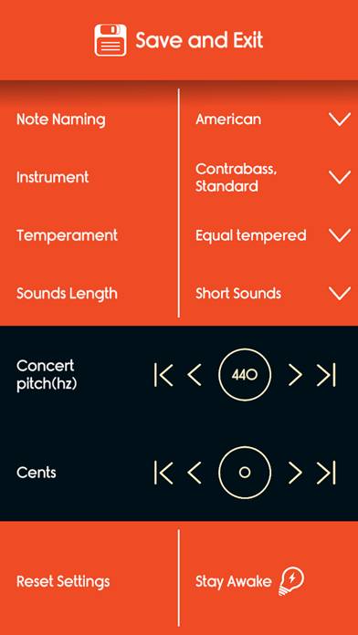 Master Doublebass Tuner Capture d'écran de l'application