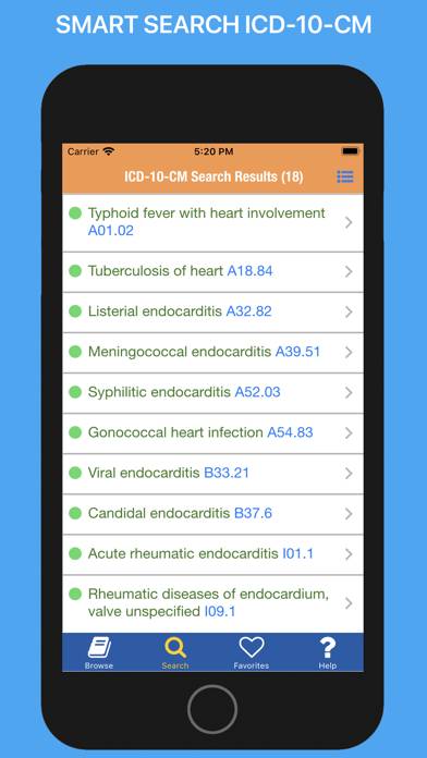 Ascriva ICD-10-CM App screenshot