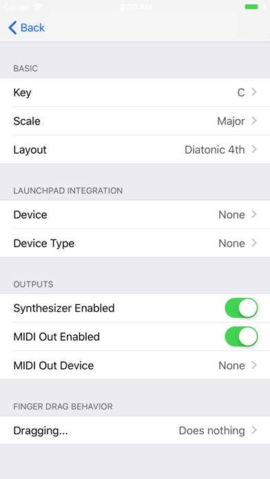 GridInstrument Capture d'écran de l'application