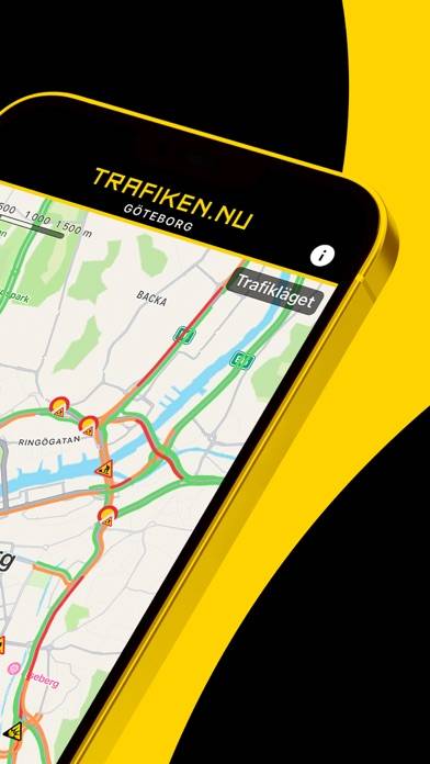 Trafiken.nu Göteborg App skärmdump #2