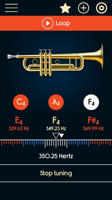 Trumpet Tuner Schermata dell'app #1
