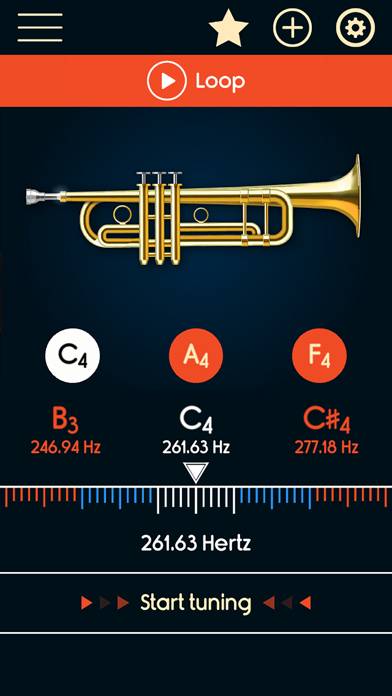 Trumpet Tuner Schermata dell'app #3