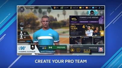 Tennis Manager Mobile screenshot