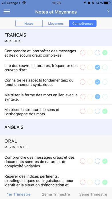 Mon EcoleDirecte Capture d'écran de l'application #4